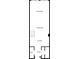 Floor plan of the unit highlighting the layout of the living room, dining area, kitchen, bathroom and foyer at 1261 Caroline Street Ne # 206, Atlanta, GA 30307