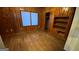 Bedroom with wood paneled walls and built-in shelving at 2391 Randall Ave, Lithonia, GA 30058