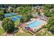 This community offers tennis courts, a gazebo, and a swimming pool for its residents to enjoy at 295 River Laurel Way, Woodstock, GA 30188