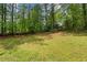 Large backyard with mature trees at 7629 Park Ln, Jonesboro, GA 30236