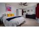 Bright bedroom with ceiling fan, dresser and colorful artwork, offering a relaxing retreat at 381 Ralph Mcgill Ne Blvd # K, Atlanta, GA 30312