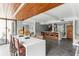 Chic lounge with bar, communal table, and stylish seating at 1130 Piedmont Ne Ave # 410, Atlanta, GA 30309