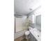 Clean bathroom featuring a bathtub with shower, a white toilet, and a marble vanity at 2889 Estuary Dr, Acworth, GA 30101