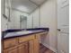 Bathroom featuring a vanity with a sink, a mirror, and drawers at 3301 Henderson Mill Rd # D3, Atlanta, GA 30341