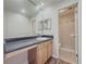 Bathroom featuring a vanity with a sink, a mirror, and a shower at 3301 Henderson Mill Rd # D3, Atlanta, GA 30341