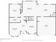 Detailed floor plan of the first floor, highlighting room dimensions and layout at 3399 In Bloom Way, Auburn, GA 30011