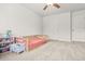 Bedroom with carpet floors and closet at 1606 Chancery Ln, Lithia Springs, GA 30122