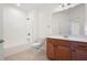 Bathroom featuring a vanity, toilet, and shower/tub combination at 2061 Grove Field Lane #13, Marietta, GA 30064