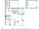 Detailed floor plan showcasing the layout of the first floor at 2061 Grove Field Lane #13, Marietta, GA 30064