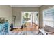 Inviting foyer with hardwood floors and lots of plants at 115 Blue Ridge Trl, Powder Springs, GA 30127