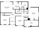 Upper floor plan that includes the primary bedroom, secondary bedroom, and attic at 115 Blue Ridge Trl, Powder Springs, GA 30127