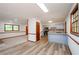 Spacious and newly renovated kitchen with modern appliances and a breakfast bar at 2923 Bicentennial Dr, Stone Mountain, GA 30087