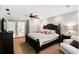 Spacious bedroom with a well-appointed bed, providing ample space for relaxation and personalization at 4586 Smoke Rise Ln, Marietta, GA 30062
