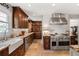 Charming kitchen with custom cabinetry, modern stainless-steel appliances, and a stylish tile backsplash at 4586 Smoke Rise Ln, Marietta, GA 30062