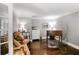 Inviting living room with hardwood floors and ample seating, perfect for relaxing and entertaining guests at 4586 Smoke Rise Ln, Marietta, GA 30062