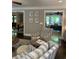 Comfortable seating arrangement in living room with view to dining and breakfast areas at 4586 Smoke Rise Ln, Marietta, GA 30062