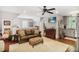 Cozy living room offering ample natural light and a view of the kitchen at 4586 Smoke Rise Ln, Marietta, GA 30062