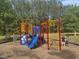 Community playground with colorful slides and interactive features for children at 955 Tributary Way, Dacula, GA 30019