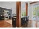 Bright kitchen boasts stainless steel appliances, granite countertops, large island, and access to the outdoors at 4356 N Buckhead Ne Dr, Atlanta, GA 30342