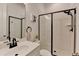 Modern bathroom with a glass-enclosed shower, sleek fixtures, and contemporary design elements at 4391 Encore Blvd, Duluth, GA 30097
