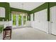 Kitchen dining area featuring wainscoting, natural light, and adjacent closet space at 1145 Cool Springs Nw Dr, Kennesaw, GA 30144