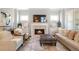 Inviting living room with a fireplace, marble hearth, and comfortable seating at 3042 Jefferson St, Atlanta, GA 30341