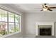 Living room featuring a fireplace at 406 Mount Vernon Ct, Woodstock, GA 30189