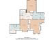Second floor plan with four bedrooms, hall, and three bathrooms in an upper level layout at 4109 Brookview Se Dr, Atlanta, GA 30339