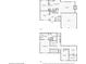 Layout of the home featuring both first and second floor layout with labeled dimensions at 1745 Fairburn Dr, Cumming, GA 30040