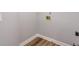 A utility area featuring vinyl floors and utility hook-ups at 305 High Branch Way, Roswell, GA 30075