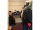 A walk-in closet filled with clothes and luggage provides ample storage and organization space at 4832 Batiste Nw Ln, Acworth, GA 30101