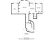 A first floor plan showcasing a living room, dining room, office and bedroom at 3810 Sweat Creek Run, Marietta, GA 30062