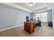 Well-lit home office with a comfortable workspace, ideal for productivity and remote work setups at 3810 Sweat Creek Run, Marietta, GA 30062