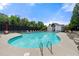 Inviting community pool with lounge chairs, umbrellas, and a refreshing swimming area at 3810 Sweat Creek Run, Marietta, GA 30062