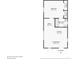 This floor plan showcases the layout of the home including a bedroom, office, bathroom, kitchen, and living room at 25 Standish Nw Ave, Atlanta, GA 30309