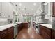 Expansive kitchen showcasing modern appliances and hardwood floors at 3668 Spring St, Chamblee, GA 30341