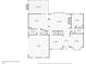 Layout of the home's first floor showcases a kitchen, Gathering room, living spaces, and a garage at 3801 Bays Ferry Trl, Marietta, GA 30062