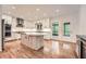 Gourmet kitchen featuring a large island, stainless steel appliances, and ample cabinet space at 3801 Bays Ferry Trl, Marietta, GA 30062