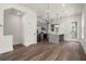 Charming kitchen features stainless appliances, modern gray cabinetry, and ample counter space at 1122 W Marietta St, Atlanta, GA 30318