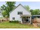 Well-maintained backyard with a covered patio, lush lawn, and a charming landscaped area at 1378 Lochland Se Rd, Atlanta, GA 30316