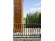Close up of the balcony featuring views of the trees at 2017 Harts Mill Ne Rd, Chamblee, GA 30341