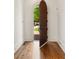 Open doorway with a glimpse of hardwood floors and a view of the outdoors at 2017 Harts Mill Ne Rd, Chamblee, GA 30341