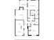 Layout of the house with Screened Porch, Primary Bedroom, Kitchen, and Living Room at 3765 Windsor Cir, Clarkston, GA 30021