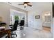Office with natural light, desk, and an ensuite bathroom at 5375 Glenhaven Dr, Cumming, GA 30041