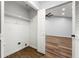 Walk-in closet with wire shelving and modern interior at 3019 Camden Way, Alpharetta, GA 30005