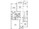 Open concept first floor plan with a kitchen, dining room, and Gathering room at 5623 Meadowstone Walk, Kennesaw, GA 30152