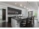Kitchen island with a dark granite top and stainless steel appliances at 610 Valley Green Trce, Marietta, GA 30068