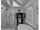 Bathroom features a shower and bathtub at 443 Lakeshore Dr, Berkeley Lake, GA 30096