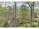 Scenic view of a pond surrounded by lush greenery at 443 Lakeshore Dr, Berkeley Lake, GA 30096