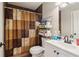 Cozy bathroom with a shower, vanity, and coordinating decor, providing a comfortable space at 4015 Soaring Dr, Douglasville, GA 30135